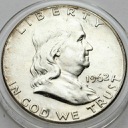 1/2 dolara 1962 Half Dollar Franklin