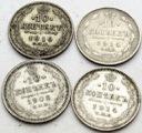 LOT 4 x 10 kopiejek, INWESTYCJA AG SREBRO