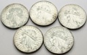 LOT 5 x 10 zł Głowa kobiety, INWESTYCJA AG SREBRO