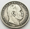 2 Marki Zwei Mark 1876 A, Prusy, stan 3