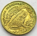 2 zł, złote 1998 Ropucha Paskówka, stan 1-