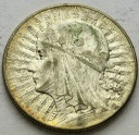 5 zł złotych Głowa kobiety 1934, stan 3