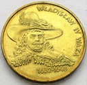 2 zł, złote 1999 Władysław IV Waza, stan 1-