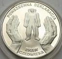 10 zł złotych 1998 Deklaracja Praw Człowieka st.L-
