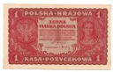 1919 1 Jedna Marka Polska I Serja AL, stan 1-