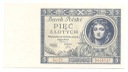 1930 5 zł Pięć złotych Ser. CF, stan 1-