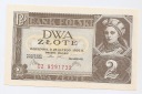 1936 2 zł Dwa złote, seria DZ, stan 1-