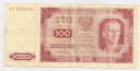 1948 100 zł, Sto Złotych, seria IY stan 4