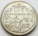 2 zł, złote 1995, Bitwa Warszawska 75 lat, stan 1-
