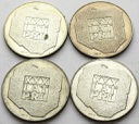 LOT 4x 200 zł 1974 XXX lat PRL, INWESTYCJA SREBRO