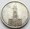 5 Marek, Mark 1934 A, Wieża, Kościół, SREBRO
