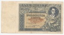 1931 20 zł dwadzieścia złotych, Seria AH, stan 4