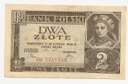 1936 2 zł Dwa złote, seria BM, stan 3