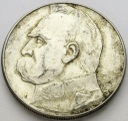 10 zł złotych Józef Piłsudski 1936, stan 3