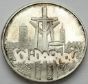 100000 zł złotych 1990 Solidarność typ A, stan 1-