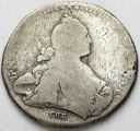 1 rubel 1770 (?) Katarzyna, stan 4 RZADKI