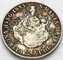 20 krajcarów 1883 S MARIA MATER DEI PATRONA RZADKA