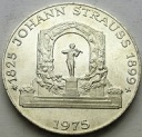 Austria 100 szylingów 1975 Johann Strauss