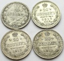LOT 4 x 20 kopiejek, INWESTYCJA AG SREBRO