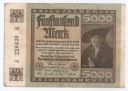 5000 Marek 1922 J, stan 4