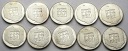 LOT 10x 200 zł 1974 XXX lat PRL, INWESTYCJA SREBRO