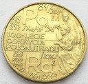 2 zł, złote 1998 Skłodowska Polon i Rad, stan 1-