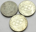 LOT 3 x 200 zł 1976 OLIMPIADA INWESTYCJA SREBRO