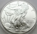 1 oz uncja One Silver Dollar dolar 2010 SREBRO