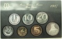 Zestaw Polskie Monety Obiegowe 1987, LUSTRZANE