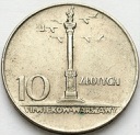 10 zł, złotych 1966 MAŁA Kolumna Zygmunta, stan 1-