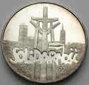 100000 zł złotych 1990 Solidarność odmiana A st.1-