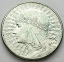 10 zł złotych Głowa kobiety 1932, stan 2