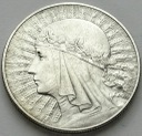 10 zł złotych Głowa kobiety 1933, stan 2-