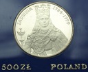 500 zł złotych 1988 Jadwiga, stan L-