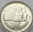 PRÓBA Ag 100 zł 1966 Mieszko Dąbrówka Głowy stan 1