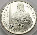 Próba Ag 200 zł złotych 1979 Mieszko I, stan L-