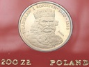 Próba MN 200 zł złotych 1986 Władysław I Łokietek