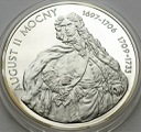 10 zł złotych 2005 August II Mocny, stan L