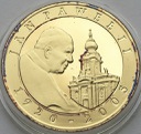 10 zł złotych 2005 Jan Paweł II PLATEROWANA stan L