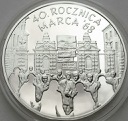 10 zł złotych 2008 40 rocznica marca '68, stan L