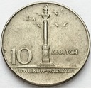 10 zł, złotych 1966 MAŁA Kolumna Zygmunta, stan 2