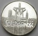 100000 zł złotych 1990 Solidarność typ A, stan 1-