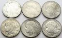 LOT 6 x 10 zł Głowa kobiety, INWESTYCJA AG SREBRO