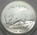 20 zł złotych 2011 Borsuk, stan L