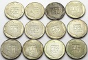 LOT 12x 200 zł 1974 XXX lat PRL, INWESTYCJA SREBRO