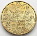2 zł, złote 1998 Skłodowska Polon i Rad, stan 1-