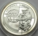 10 zł, złotych 1999 Wstąpienie Polski do NATO s.L