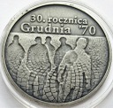 10 zł złotych 2000 Grudzień 30 Rocznica Grudnia 70