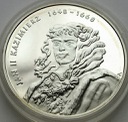 10 zł, złotych 2000 Jan II Kazimierz POPIERSIE s.L