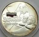 10 zł, złotych 2000 Solidarność 1980, stan L